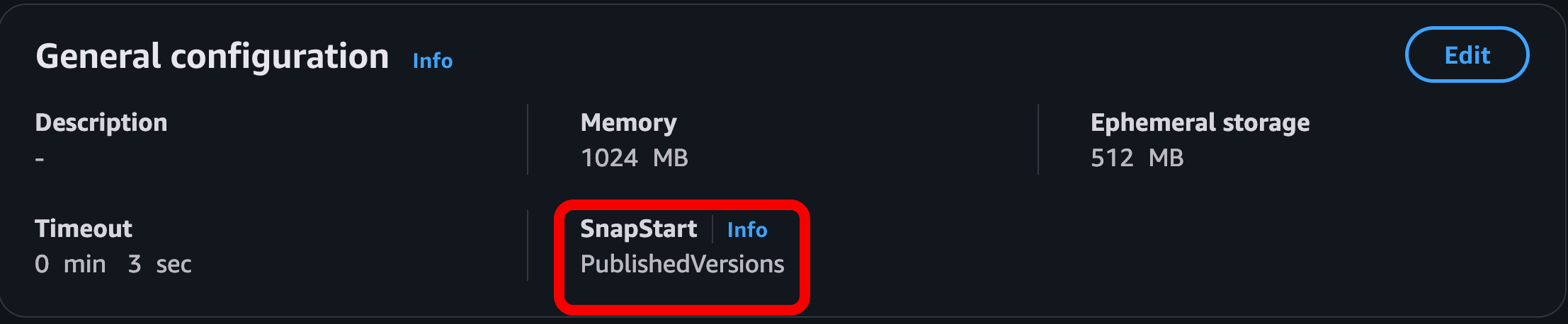 Ghanavats - Lambda vs ECS - SnapStart is enabled and will be available on next published version